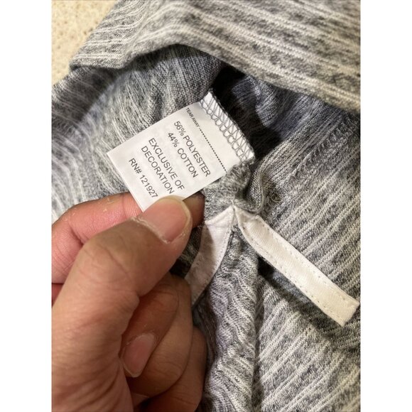 BRAND NEW Johnnie O Hanging Out 1/4 Zip Sweater, Mens Large Heather Gray Stripe - Picture 11 of 11